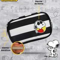 Lapicera Estuche Snoopy Black and White Yadatex
