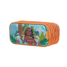 Cargar imagen en el visor de la galería, Lapicera Estuche Chenson Triple Cierre Disney Princesa Moana PR70747-O Mona

