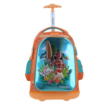 Cargar imagen en el visor de la galería, Mochila Chenson Con Ruedas Y Luces Led Disney Princesa Moana Escolar Primaria PR70749-O Mona

