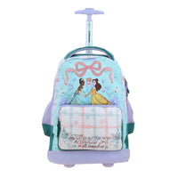Mochila Chenson Con Ruedas Y Luces Led Disney Princesas Escolar Primaria Princesas BUN PR70789-G
