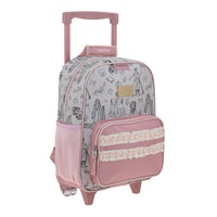 Mochila Chica Con Ruedas Chenson Princesas TONE
