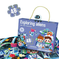 CYC Rompecabezas Infantil 48 Pzas Animales Juguete de Importacion SH22006911