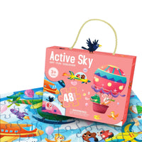 CYC Rompecabezas Infantil 48 Pzas Animales Juguete de Importacion SH22006911