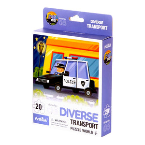 1 Rompecabezas Infantil 20 Pzas Vehiculos Juguete de Importacion SH22038710