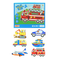 CYC Rompecabezas Infantil 36 Pzas 6 Figuras Juguete de Importacion SH22122421