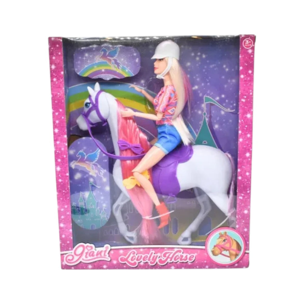 CYC MuñecaCon Caballo Juguete de Importacion SH24038915