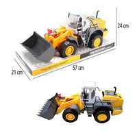 CYC Tractor Trascabo Friccion Construccion 53 cm Juguete de Importacion SH513966
