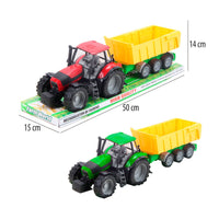 CYC Tractor De Granja Friccion Juguete De Importacion SH912008
