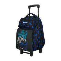 Xtrem Runpack Kit Mochila con Ruedas Blue Pixels
