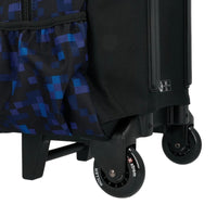 Xtrem Runpack Kit Mochila con Ruedas Blue Pixels
