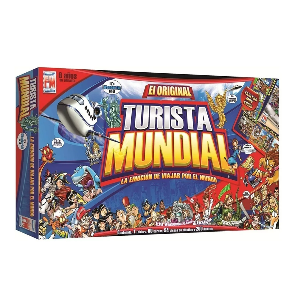 Juego De Mesa Turista Mundial Fotorama 0660