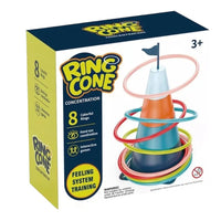 Juego De Mesa Cono Con Aros Punteria Habilidad
