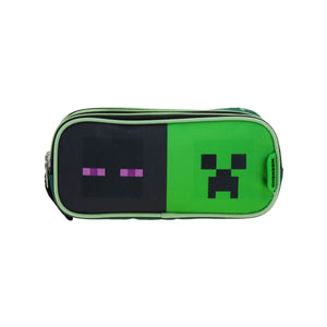 Lapicera Triple Estuche Escolar Chenson Minecraft Const MC66052-G