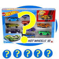 Hot Wheels 1:64 Pack 10 Aleatorio Mattel
