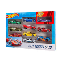 Hot Wheels 1:64 Pack 10 Aleatorio Mattel
