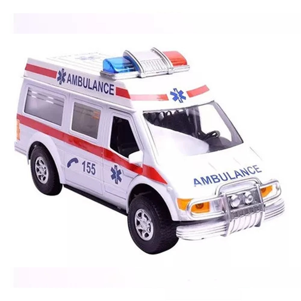 CYC Ambulancia De Friccion Emergencias Camioneta Juguete Importacion SH143756