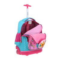 Mochila Grande Con Ruedas Y Luces Led Chenson Super Mario Bros Peach TUCH MB71148-T
