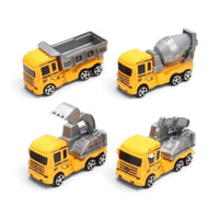CYC Set 4 Camiones Construccion Juguete Importación
