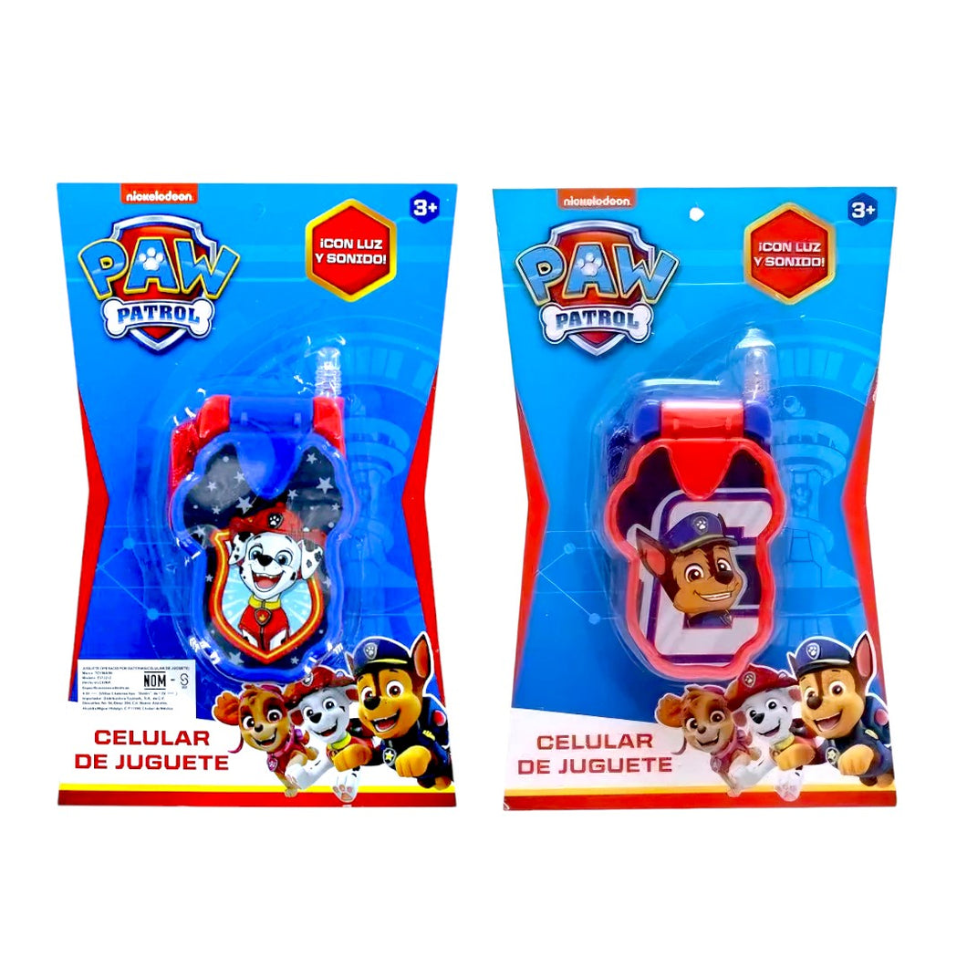 Telefono Sonido Paw Patrol Chase Marshall Niño Juguete de Importacion T372332