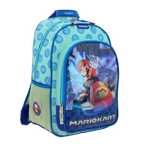 Set Chenson Mochila Lonchera Lapicera Para Niño Escolar Primaria Mario Bros Kart  Peis MB66280