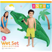 Cargar imagen en el visor de la galería, Salvavidas Inflable Montable Cocodrilo Intex 203x114cm 58562

