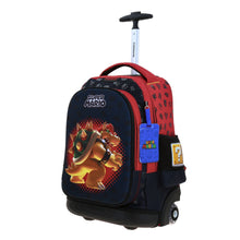 Cargar imagen en el visor de la galería, Mochila Grande Con Ruedas Y Luces Led Chenson Mario Bros Bowser MB70209-3 Bowie
