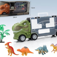 Camion Trailer Con Dinosaurios Juguete de Importacion HP1162399