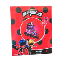 CYC Patines Linea Lady Bug Miraculous 4 Ruedas 22-24 Juguete De Importacion T380196