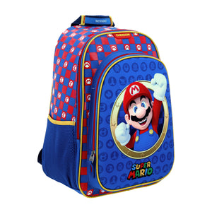 Mochila Escolar Grande Primaria Chenson Mario Bros Marsh MB65890-9