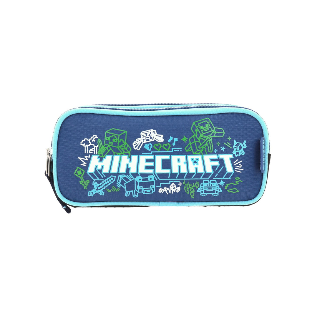 Lapicera Estuche Escolar Chenson Minecraft Wunder MC66446-3