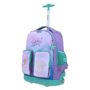 Mochila Chenson Con Ruedas Y Luces Led Disney Princesas Ariel Escolar Primaria PR70270-V Deeper