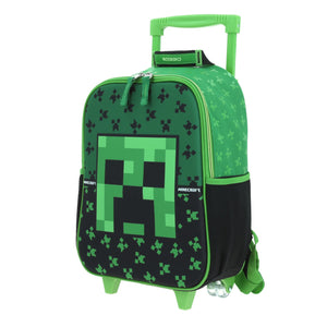 Mochila Chica Chenson Ruedas Niño Escolar Kinder Preescolar Minecraft Dupper MC66085-G