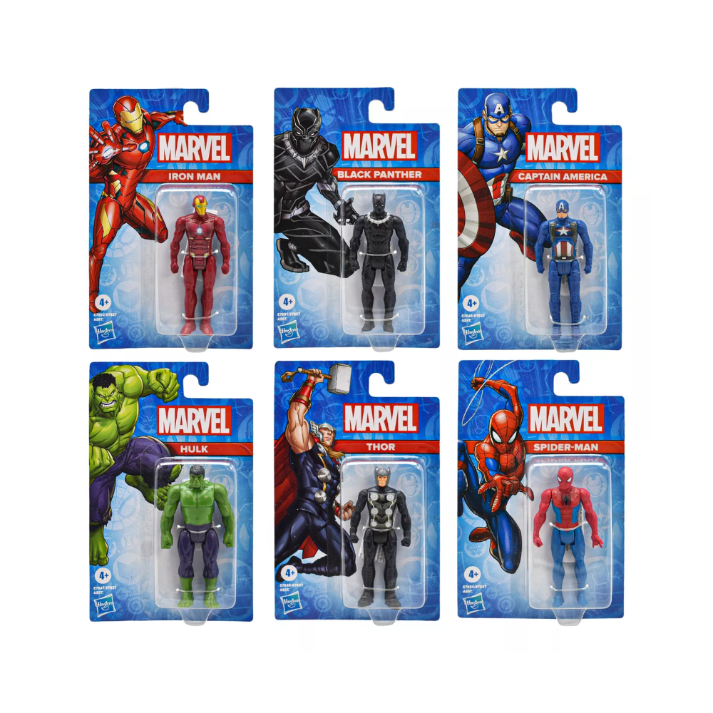 Marvel Pack 1 Figuras Basicas 10cm E7837 Hasbro
