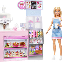 Barbie Muñeca En La Cafetería con Accesorios Mattel HXN94