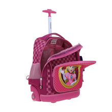 Cargar imagen en el visor de la galería, Mochila Escolar Grande Con Ruedas Y Luces Led Chenson Mario Bros Peach MB70734-P Barb
