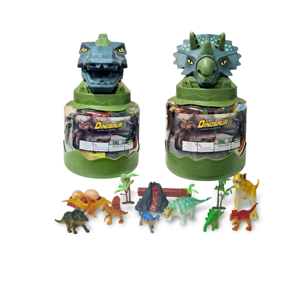 CYC Set de Figuras De Dinosaurios Rex o Triceratops Juguete de Importacion SH24008177