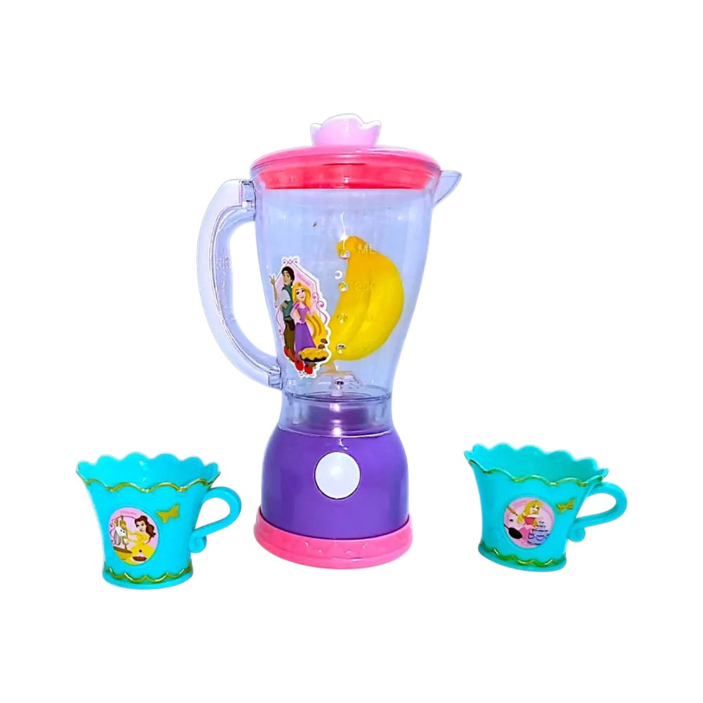 CYC Set Licuadora Y Tazas Princesas Disney Juguete De Importacion T372305