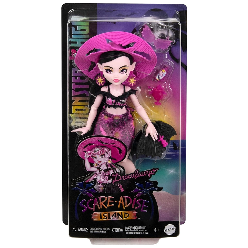 Muñeca Monster High Isla del Terror Draculaura HRP66 Mattel