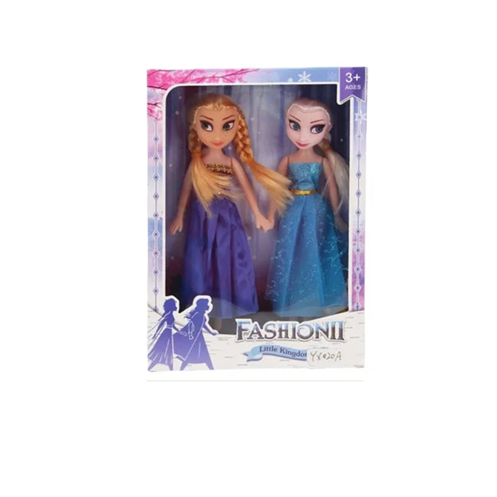 CYC Muñecas Princesas Ana y Elsa Froze 22 cm Juguete de Importacion SH109881