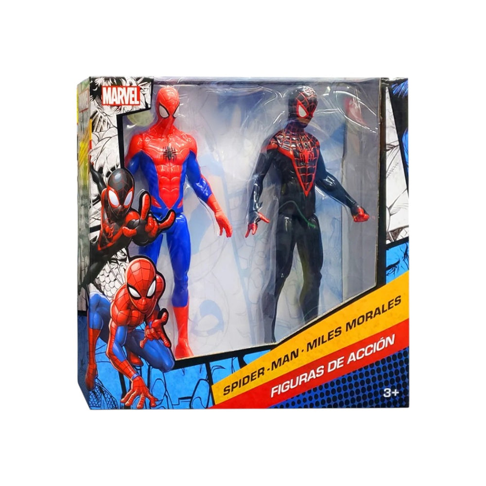 CYC 2 Figuras Accion Spiderman Y Miles Morales Marvel 22cm Juguete de Importacion T378871