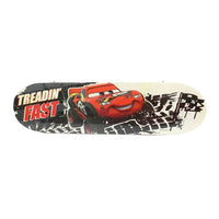 Patineta Skateboard Disney Cars Rayo Mcqueen Niño Juguete de Importación T364148