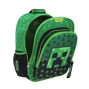 Set de Mochila Lonchera Lapicera Para Niño Escolar Primaria Minecraft Dupper MC66084