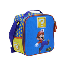 Cargar imagen en el visor de la galería, Set Chenson Mochila Lonchera Lapicera Para Niño Escolar Primaria Mario Bros POWP MB66306
