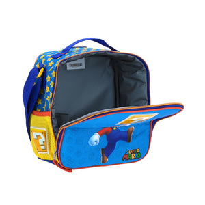 Set Chenson Mochila Lonchera Lapicera Para Niño Escolar Primaria Mario Bros POWP MB66306