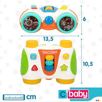 CYC Binoculares Para bebe con Luz y Sonido Didactico Juguete de Importación QF366-048
