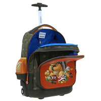 Kit Chenson Thorin Mario Bowser Mochila Ruedas, Lonchera y Lapicera MB66594-A_Set
