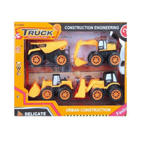 CYC Set 4 Camiones de Construccion Juguete de Importación
