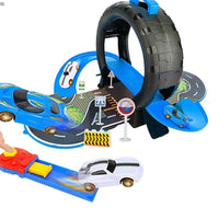CYC Autopista Portable Con Lanzador y Vehiculos SH25174628
