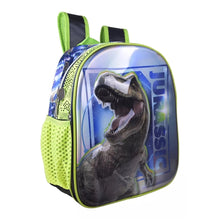 Cargar imagen en el visor de la galería, Mochila Pequeña Preescolar Ruz Jurassic World Dinosaurio Blue 174433 Coleccion Rex
