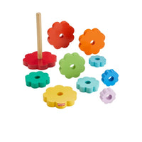 Fisher Price Pila De Aritos De Madera Juguete HXT77 Mattel
